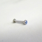 Preview: Piercing Stecker Nails blue-sky