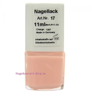 Nagellack Nr. 17 Pastel-Rosa 11ml