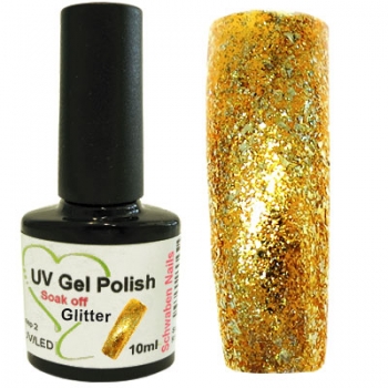 Glitter Gold Schellack