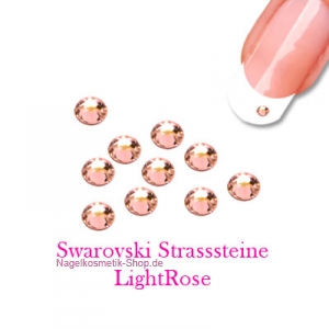 Swarovski Strasssteine 100 Stk. Light rose