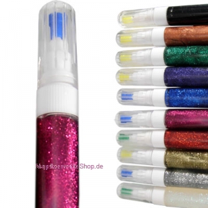 Nailart Glitter-Pen Fuchsia
