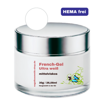 French Gel Ultra Weiß HEMA frei