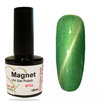 Magnet Schellack Nagellack grün