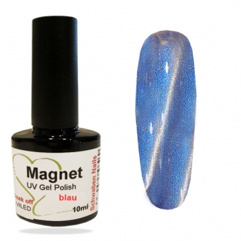 Magnet Schellack Nagellack blau