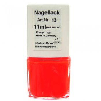 Nagellack-Orange-rot