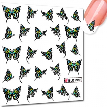 Nailart Sticker Schmetterling BLE1393