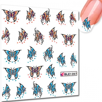 Nailart Sticker Schmetterling BLE1397