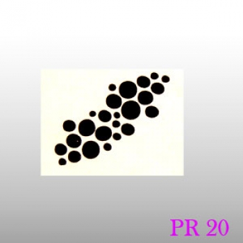 Airbrush Schablonen selbstklebend PR20