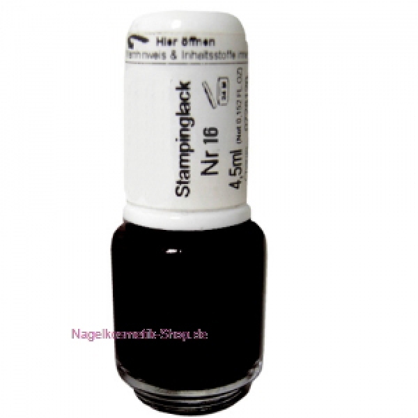 Stamping Polish Black