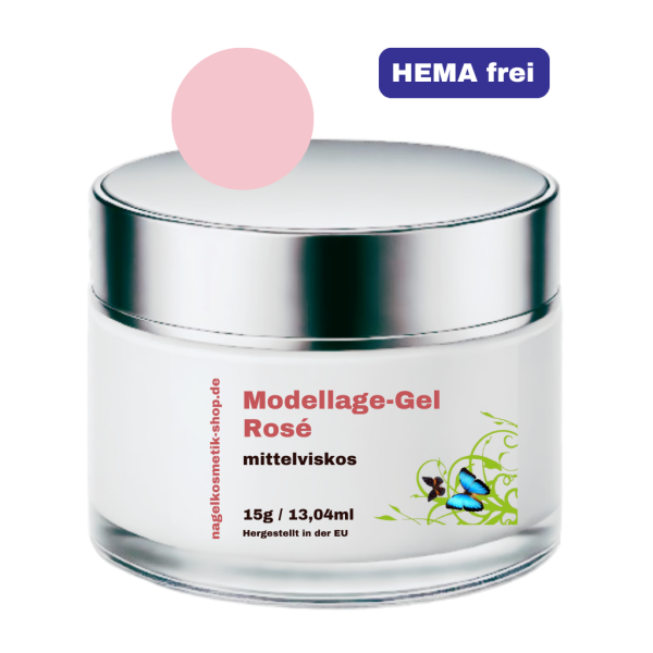 Modellage-Gel Rose HEMA frei ohne Hitze