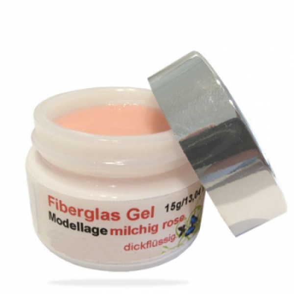 Fiberglas Gel milchig rose