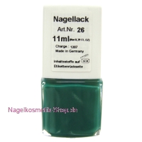 Nagellack Nr. 26 Dunkelgrün 11ml