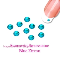 Swarovski Strasssteine 100 Stk. Blue Zircon