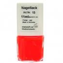 Nagellack Nr. 13 Leuchtend-Orange-Rot 11ml